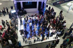 people gathering in mall